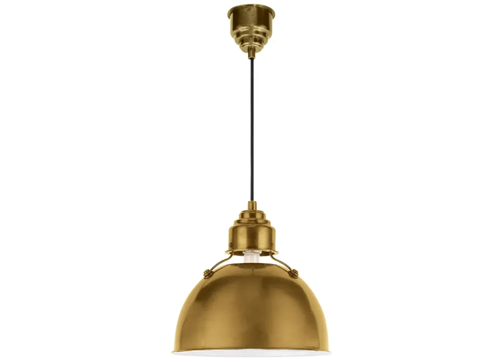 Eugene Small Brass Pendant