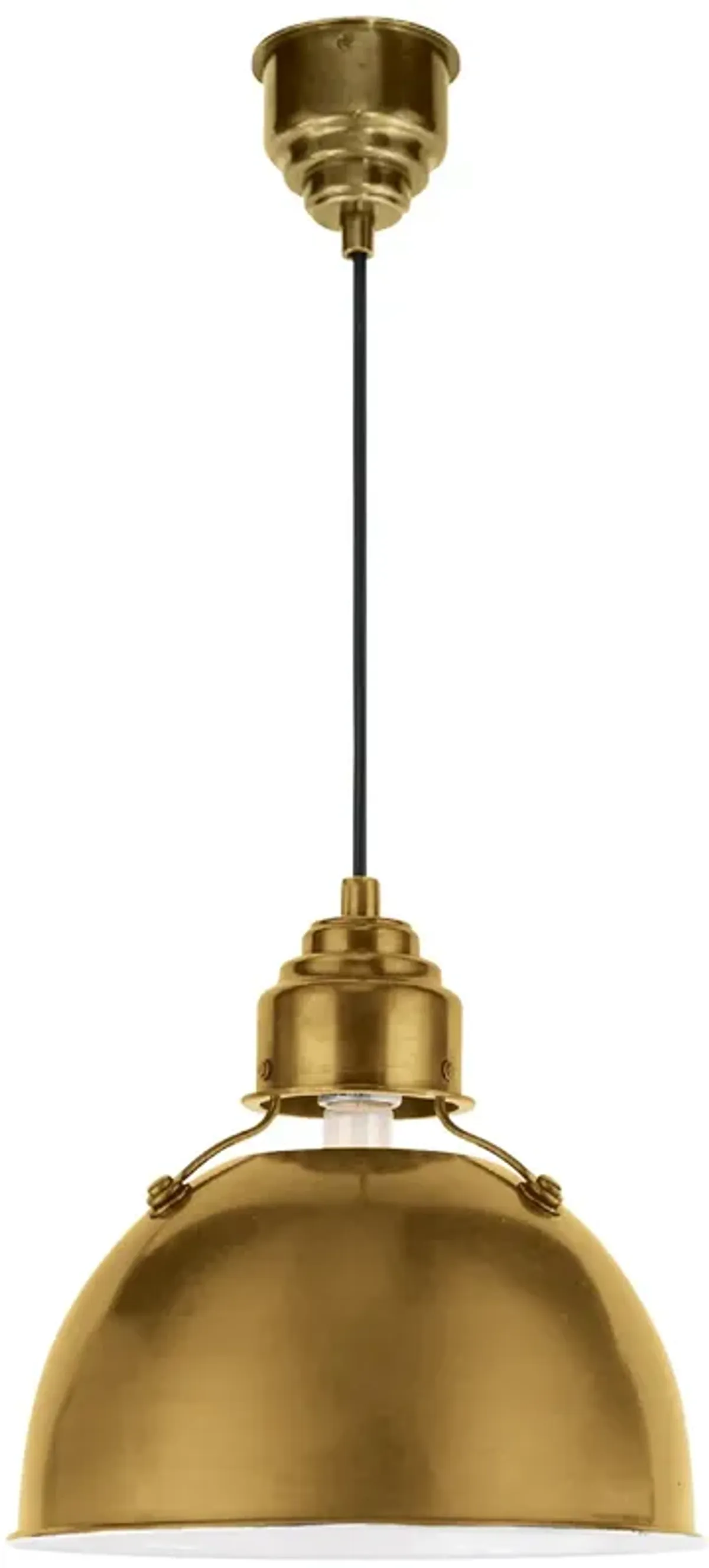 Eugene Small Brass Pendant