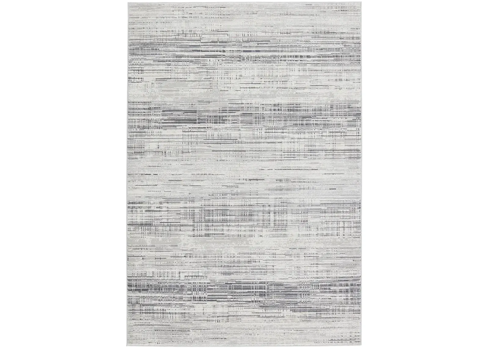 Solace Zesiro Gray 3' x 8' Runner Rug