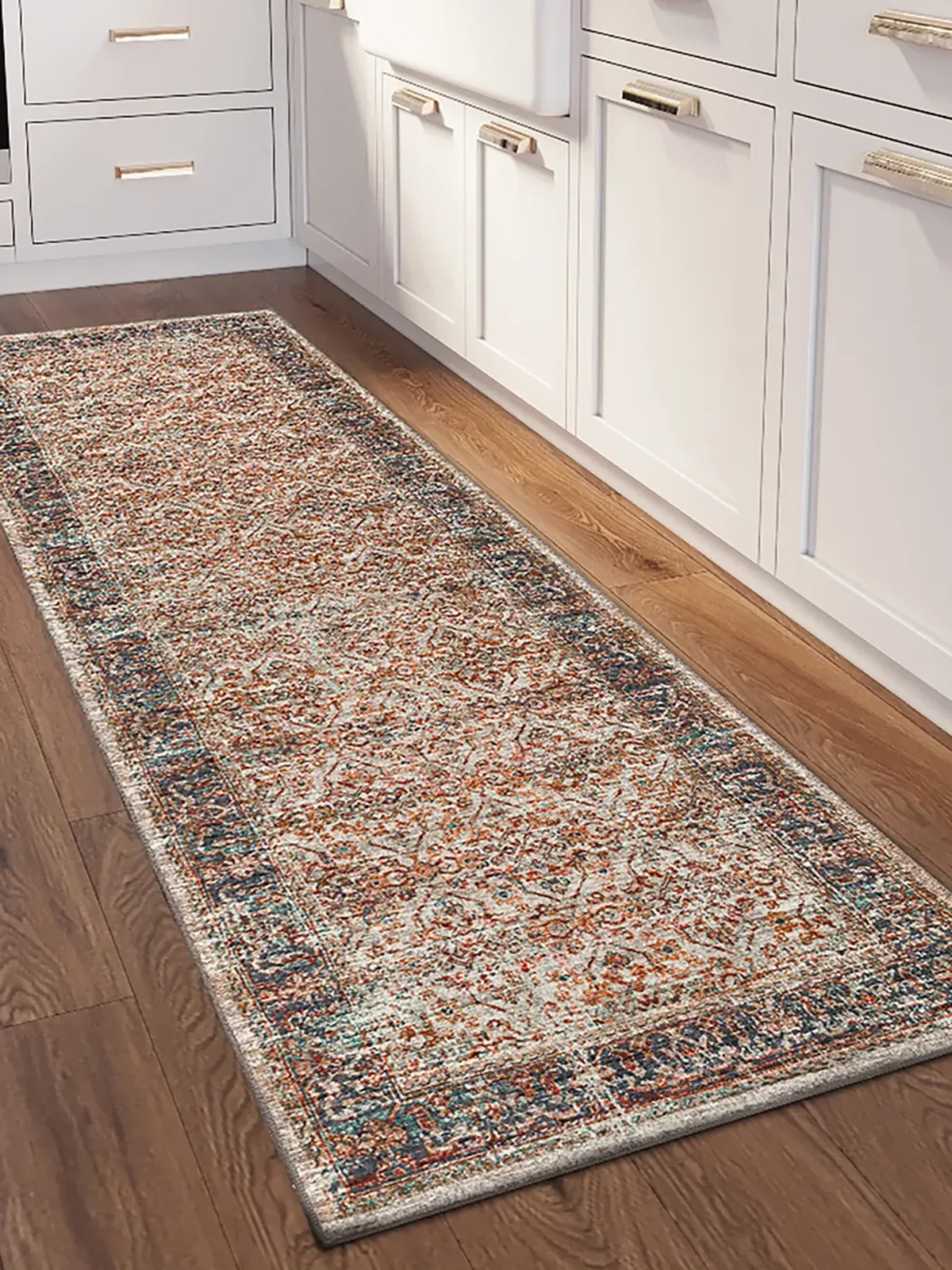 Jericho JC10 Linen 2'6" x 12' Rug