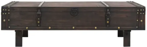 vidaXL Coffee Table Solid Wood Vintage Style 47.2"x21.7"x13.8"