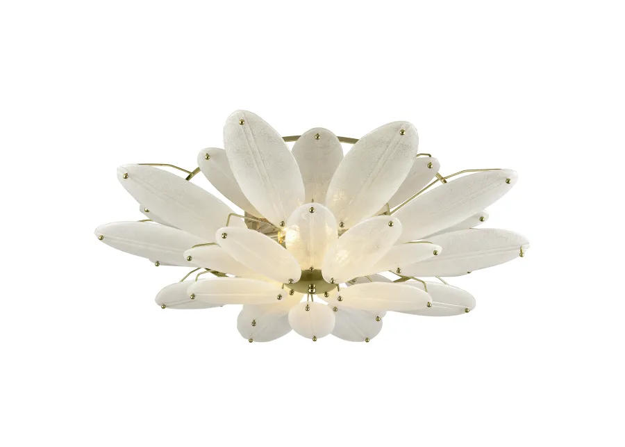 Hush 35.25" Wide 4-Light Flush Mount