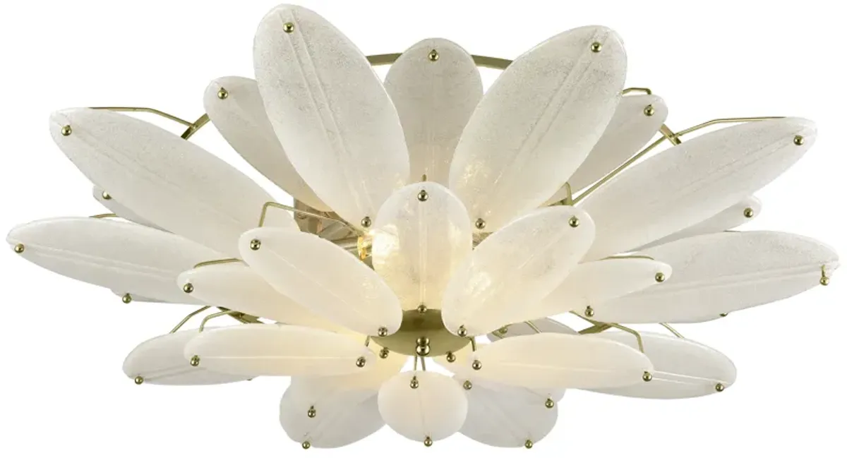 Hush 35.25" Wide 4-Light Flush Mount