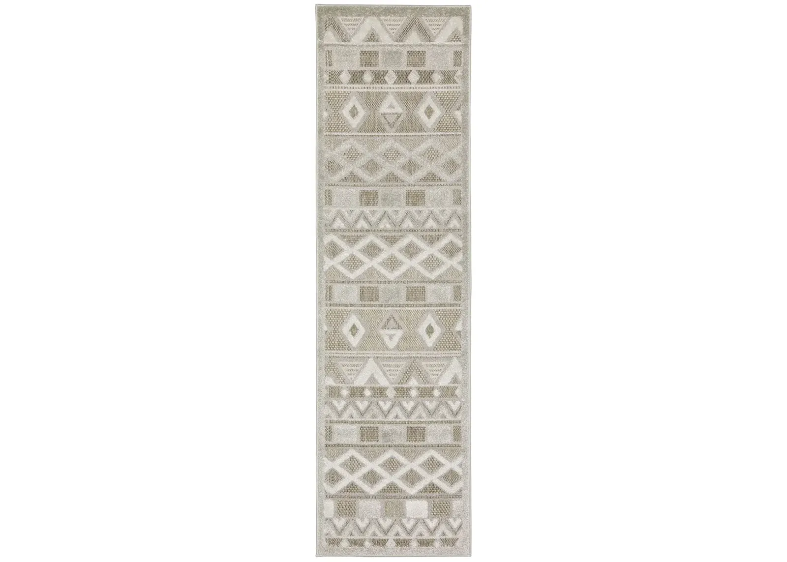 Tangier 2'3" x 7'6" Beige Rug