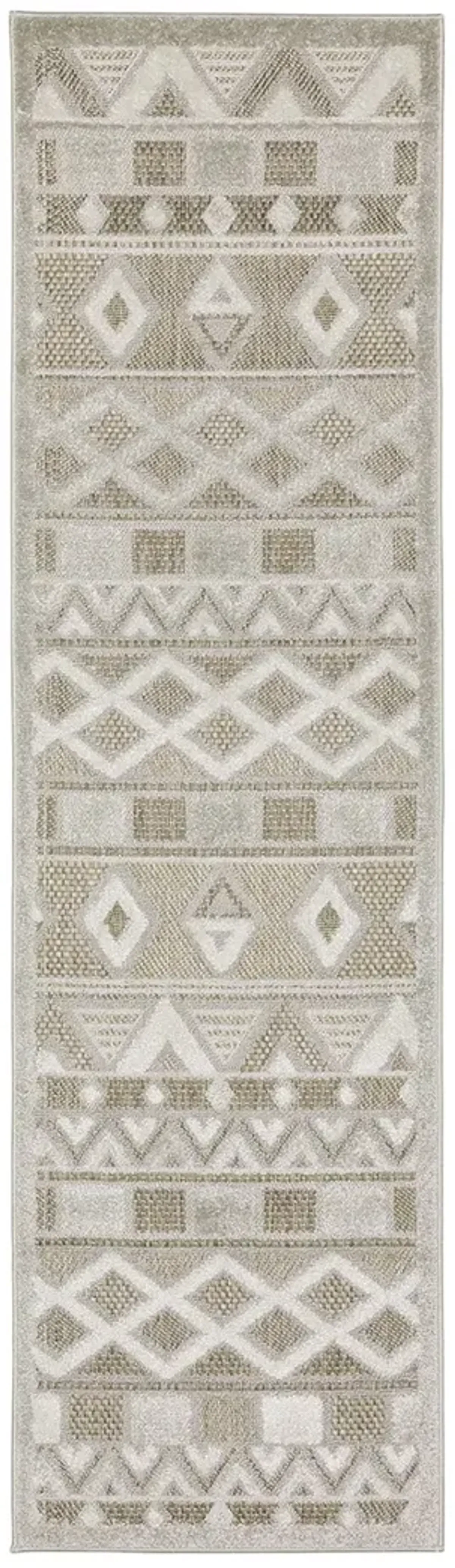 Tangier 2'3" x 7'6" Beige Rug