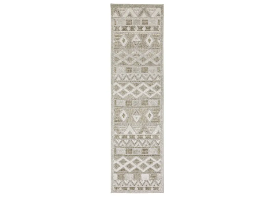 Tangier 2'3" x 7'6" Beige Rug