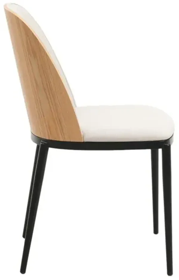LeisureMod Dining Side Chair with Velvet Seat