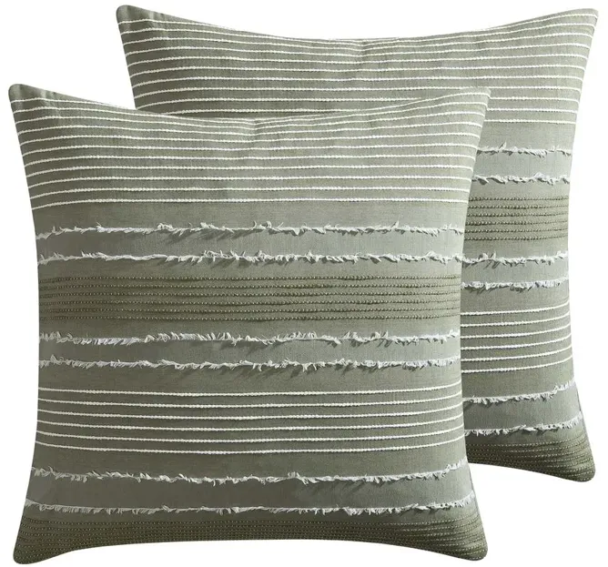 Green Clip Euro Sham