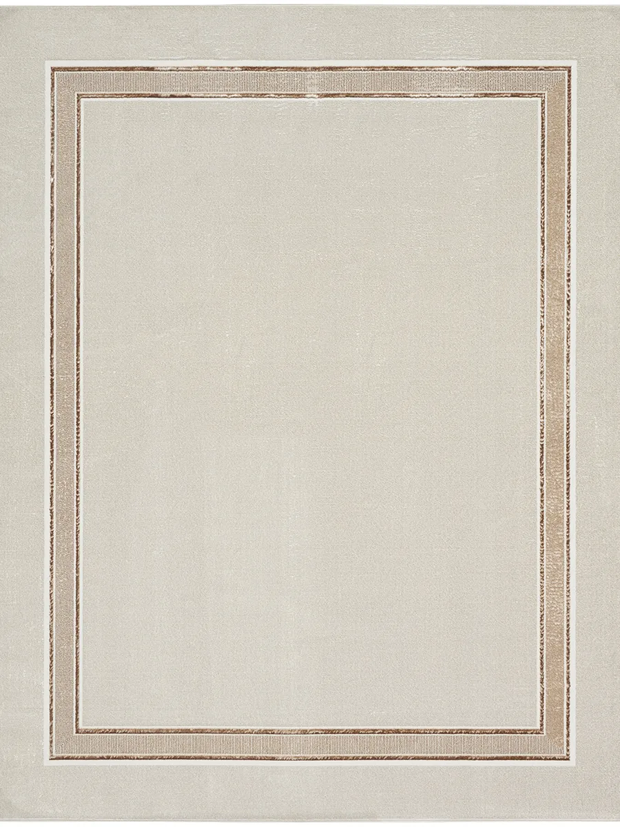 Glitz GLZ08 Ivory/Cream 5'3" x 7'3" Rug