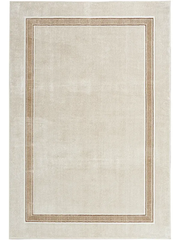 Glitz GLZ08 Ivory/Cream 5'3" x 7'3" Rug