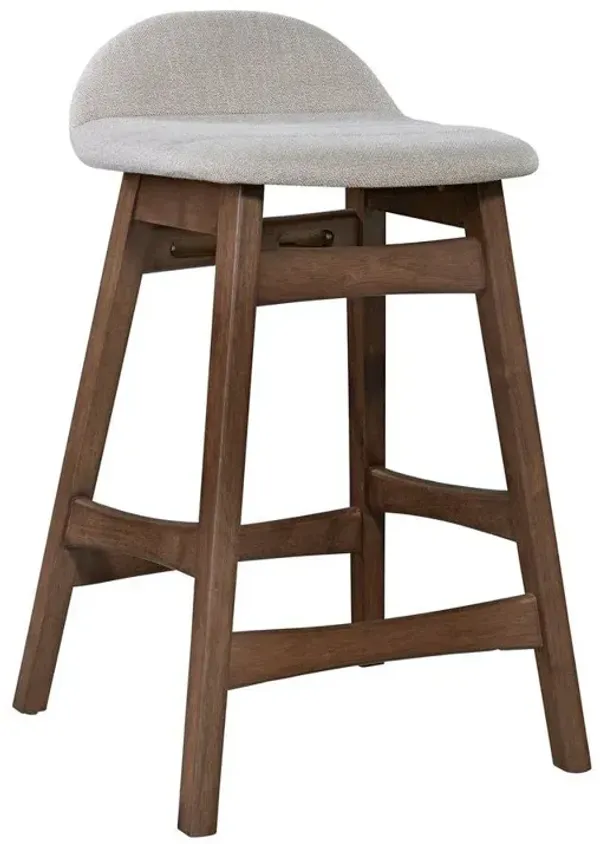Starlight Canyon Home Light Tan Counter Height Chair – Wooden Bar Stool with Back for Kitchens