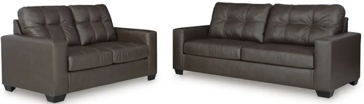 Barlin Mills Umber Sofa & Loveseat Set