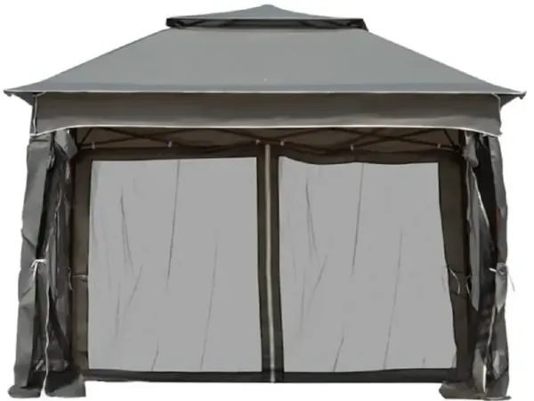 Waterproof Pop-Up Canopy Gazebo Quick Setup Shade Tent for Outdoor Spaces