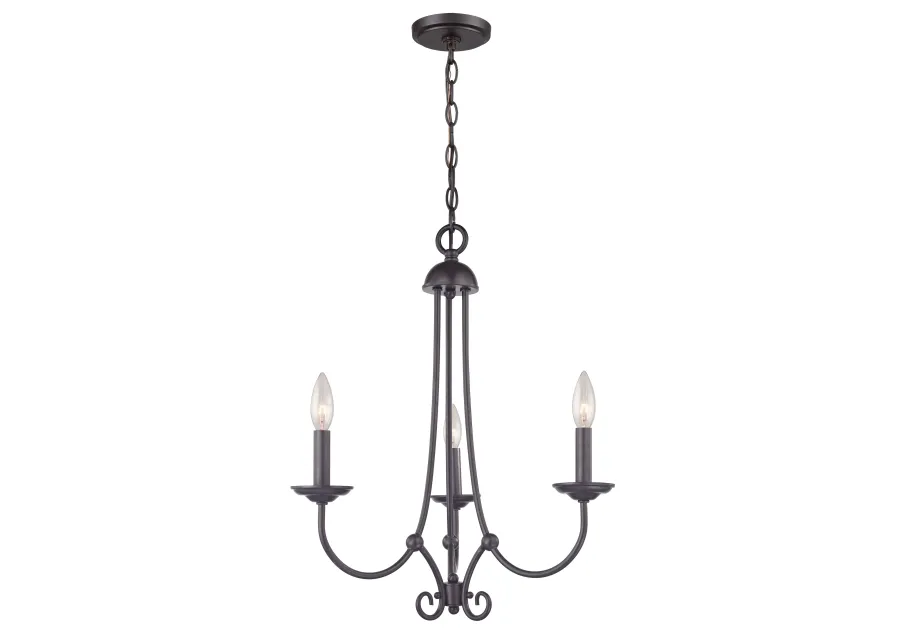 Williamsport 20'' Wide 3-Light Chandelier