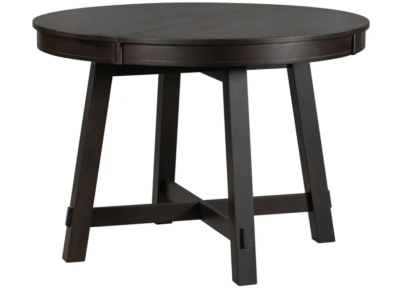 Merax Farmhouse Round Extendable Dining Table