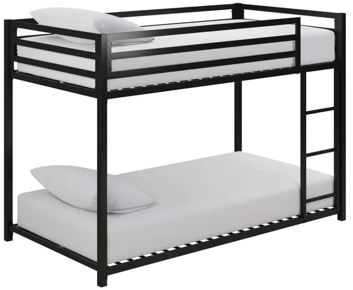 DHP Miles Metal Twin/Twin Bunk Bed