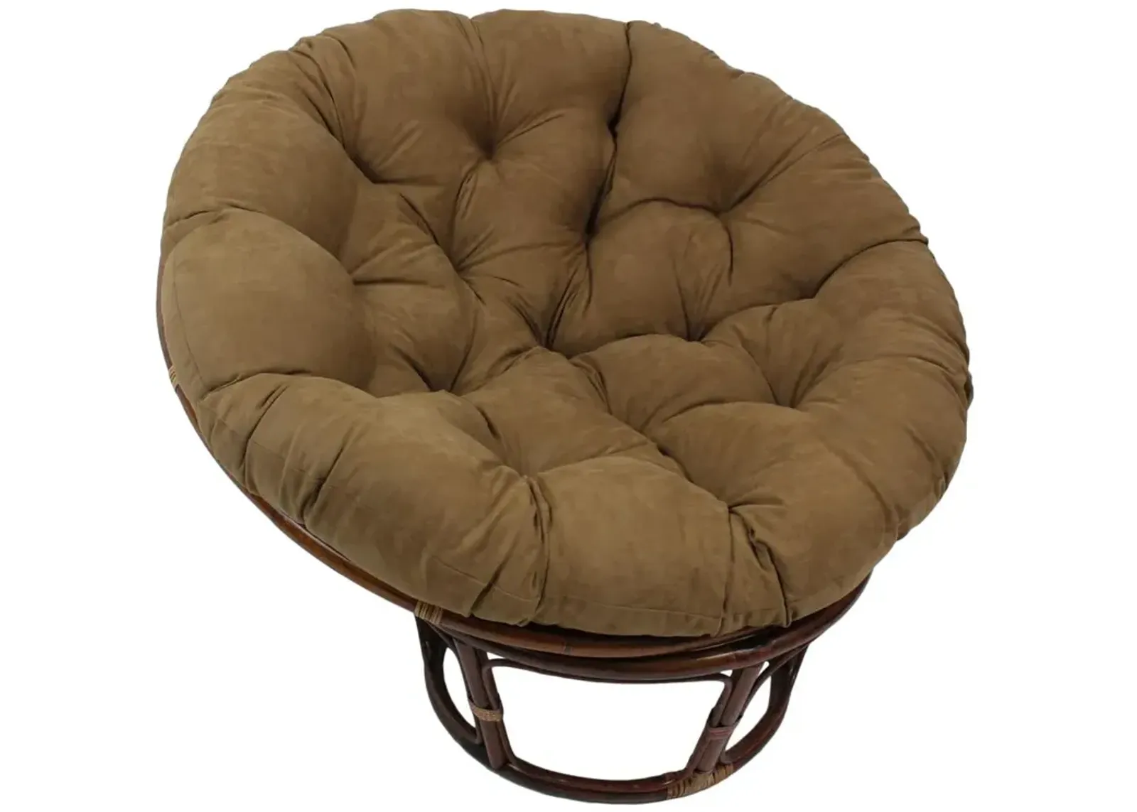 Blazing Needles 52-inch Solid Microsuede Papasan Cushion (Fits 50-inch Papasan Frame)  93302-52-MS-CM