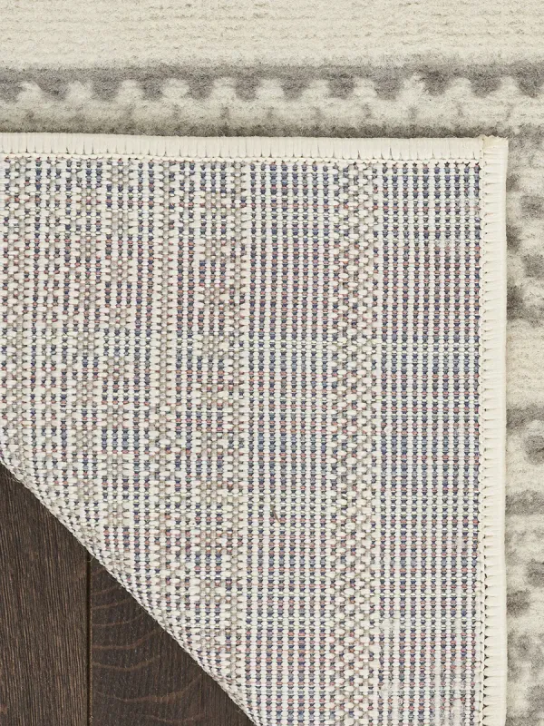 Grafix GRF41 Ivory/Gray 5'3" x 7'3" Rug