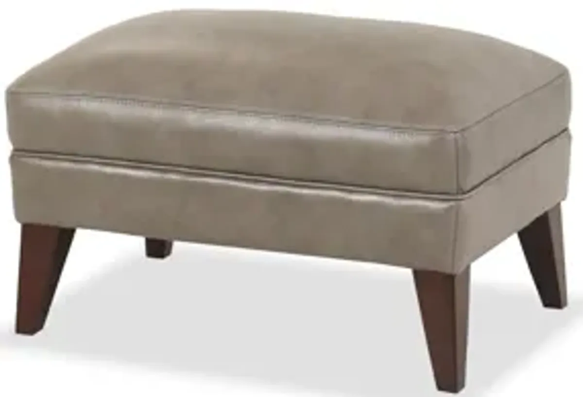 Manhattan Ottoman in Gray