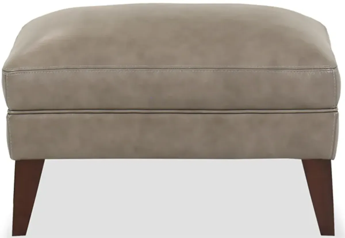 Manhattan Ottoman in Gray