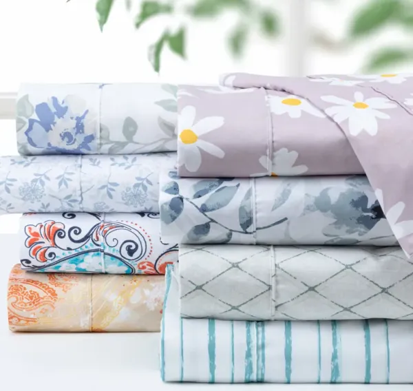 Pointehaven Microfiber Deep Pocket 100% Polyester Ivory 3 pc Sheet Set, Twin Extra Long