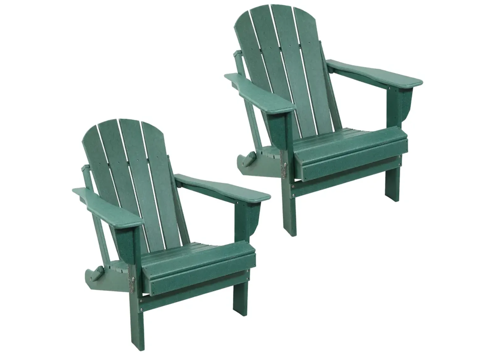 Sunnydaze All-Weather HDPE Foldable Adirondack Chair