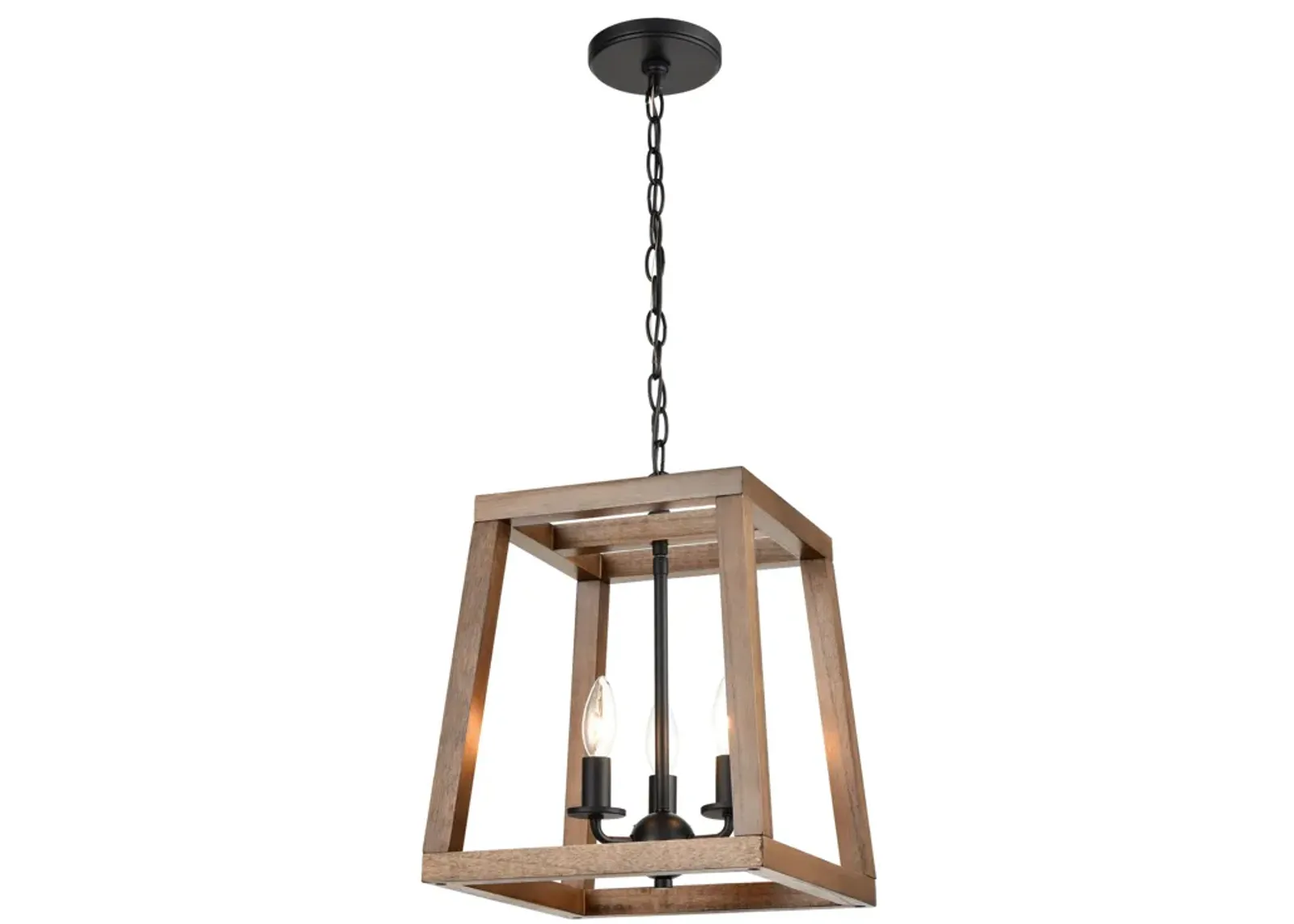 Barrow 12" Wide 3-Light Chandelier