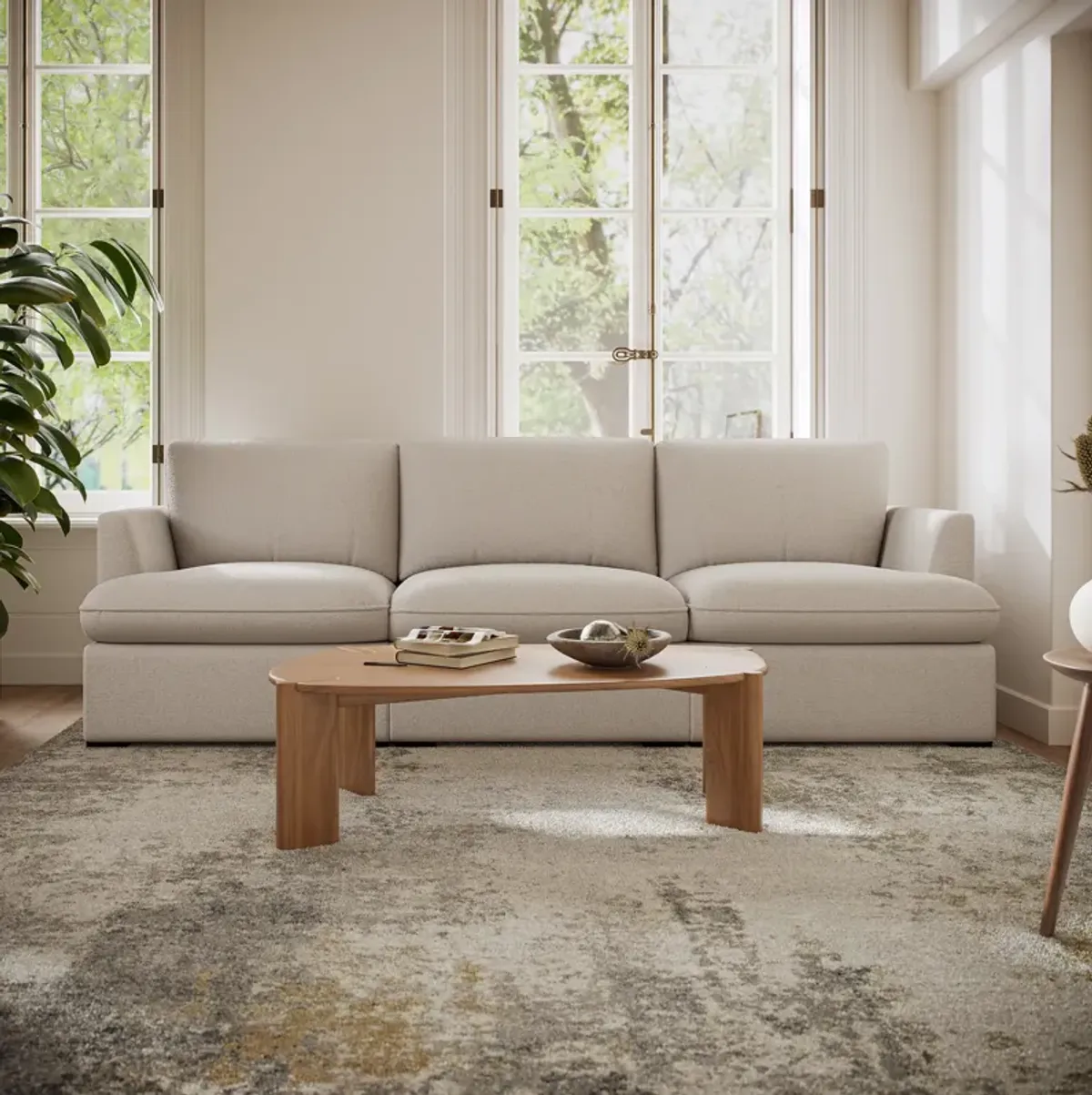 Cromwell 3 Piece Modular Sofa - Light Brown