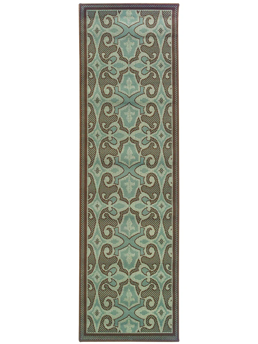 Montego 2'3" x 7'6" Blue Rug