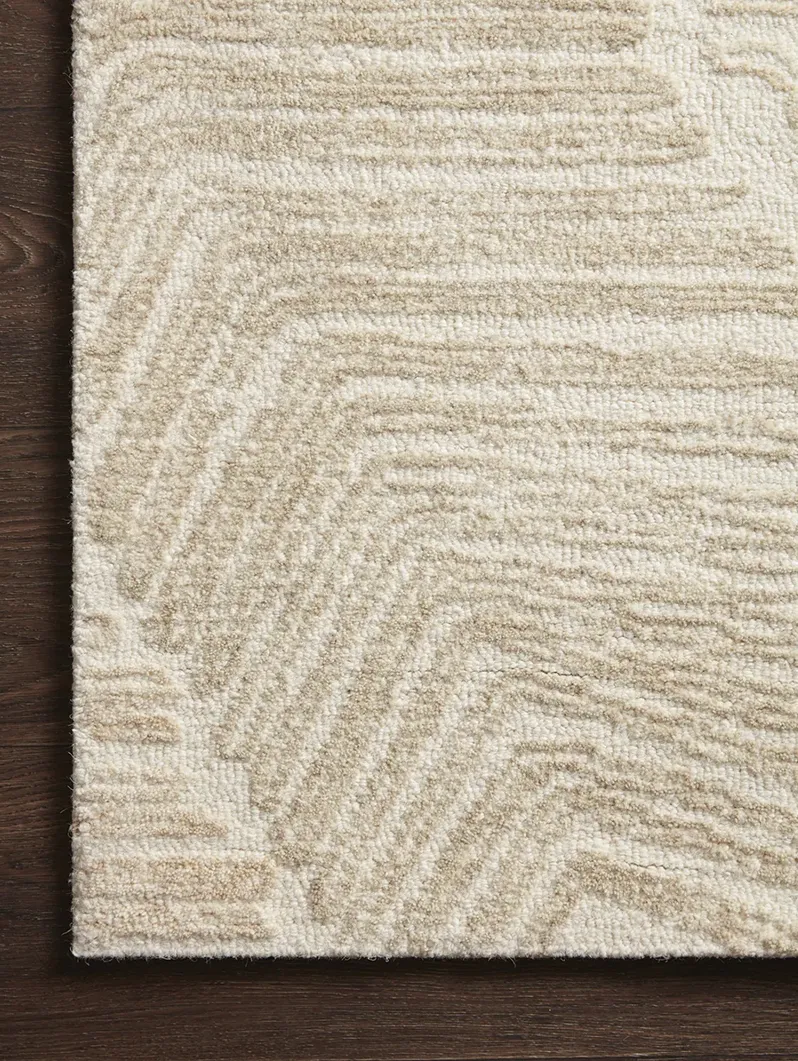 Milo MLO05 Olive/Natural 5' x 7'6" Rug