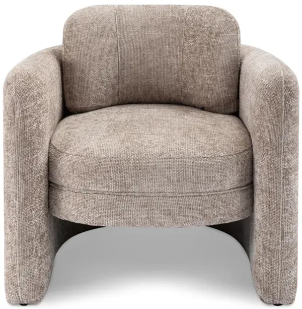 Merax Mid-Century Modern Barrel Accent Chair Armchair