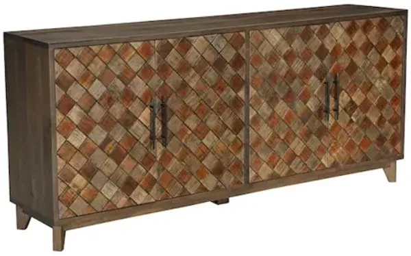 Taran Designs Renith 4-door Solid Wood Sideboard