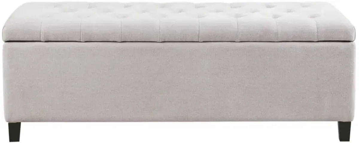 Gracie Mills Bianca Tufted Upholstered Storage Bench with Soft Close