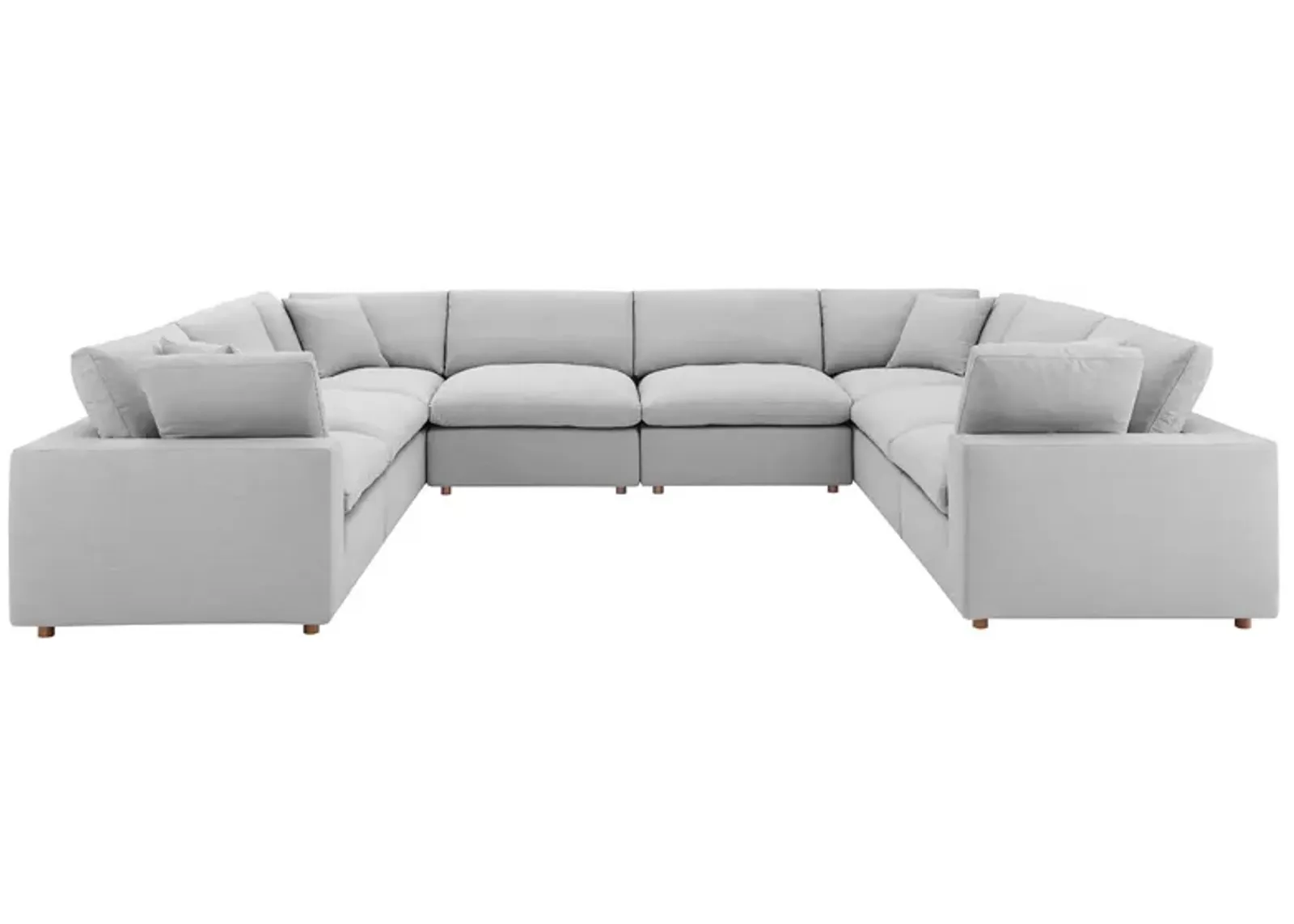 Commix Down Filled Overstuffed 8-Piece Sectional Sofa