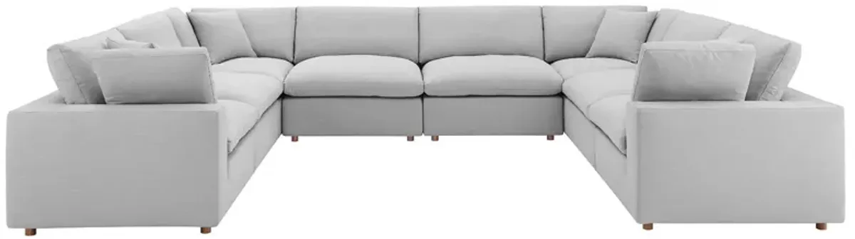 Commix Down Filled Overstuffed 8-Piece Sectional Sofa