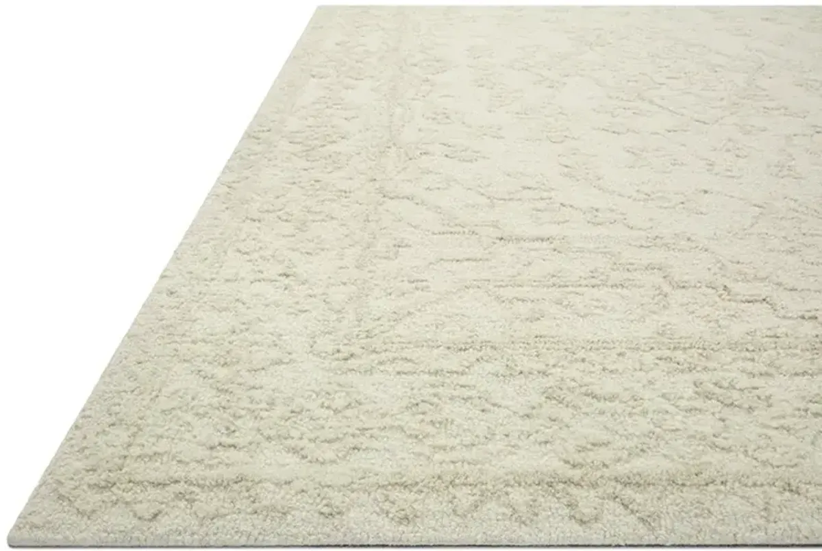 Annie ANN04 White/Lt Grey 5' x 7'6" Rug