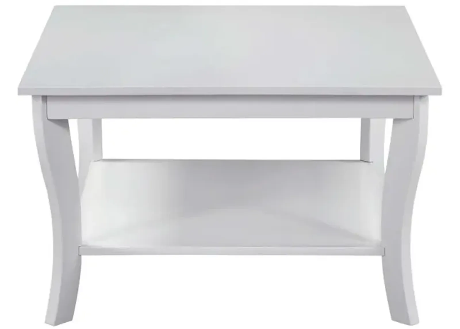 Convenience Concepts American Heritage Square Coffee Table, White