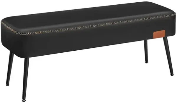Ottoman Bench with Steel Legs – Stylish and Durable Seating for Living Room or Bedroom