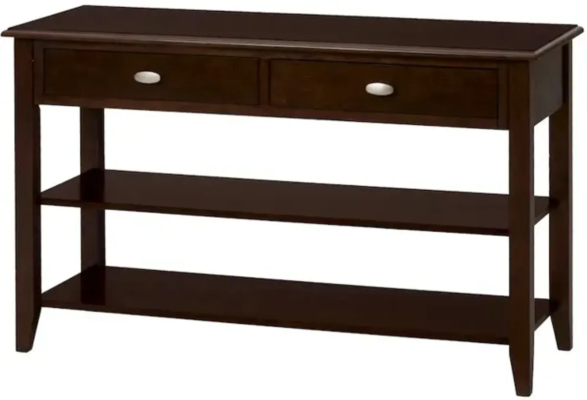 Jofran Merlot Warm Contemporary 48 Sofa Table