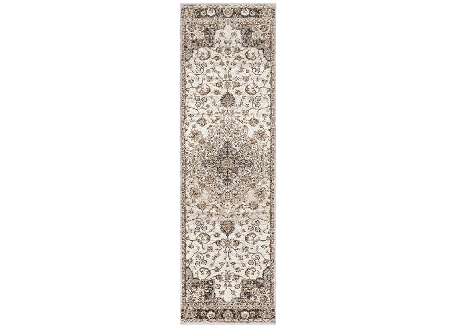 Maharaja 2'3" x 7'6" Ivory Rug