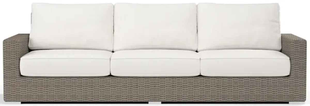 Coronado Sofa in Canvas Flax w/ Self Welt