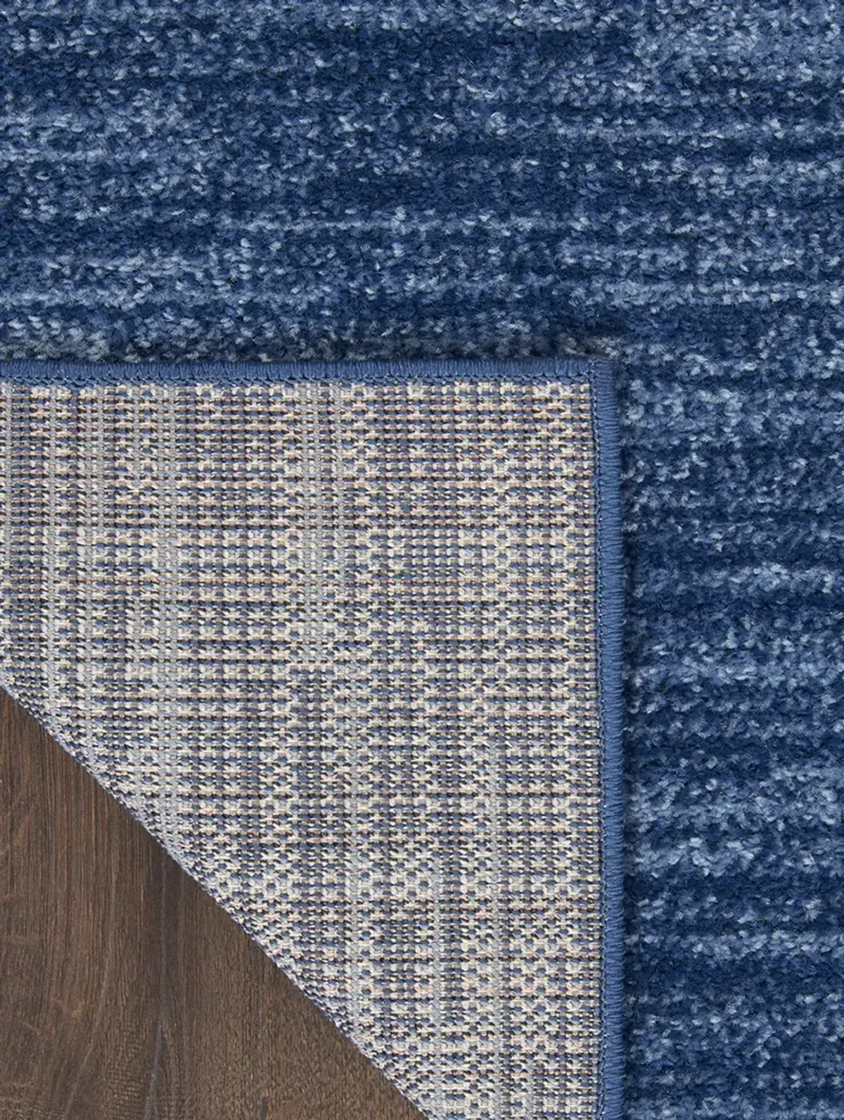 Nourison Essentials NRE01 Navy/Blue 5' x Square Rug