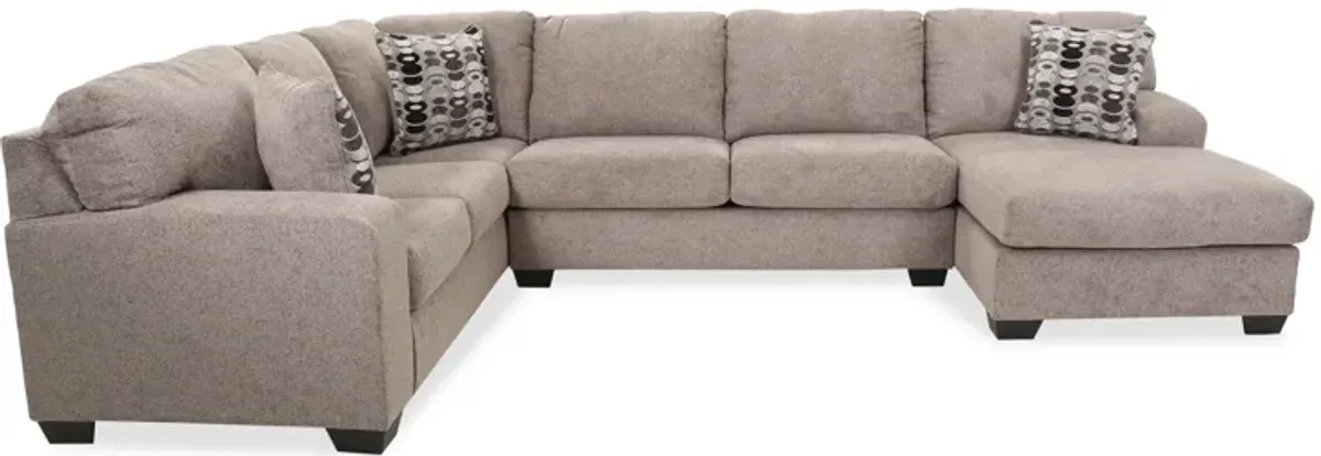 Ballinasloe 3-Piece Sectional with Right Arm Facing Chaise