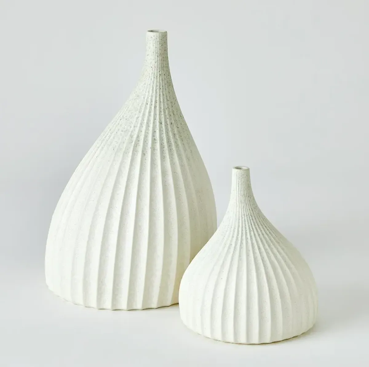 Dewdrop Vase-White Large