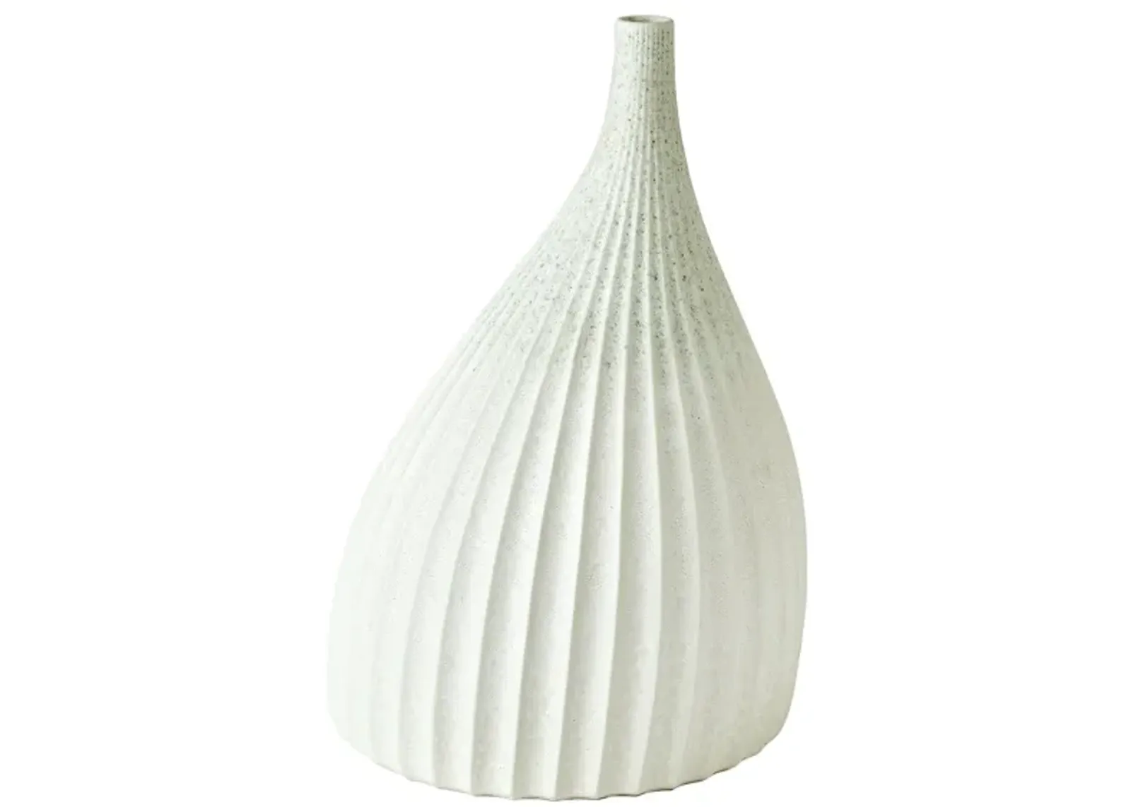 Dewdrop Vase-White Large