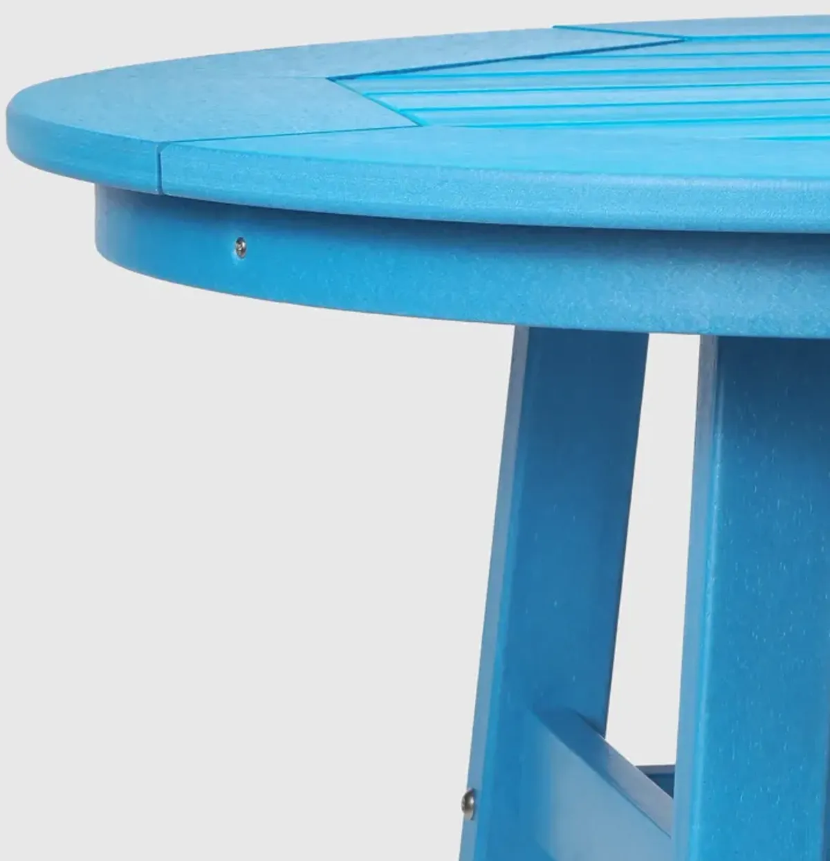 WestinTrends Outdoor 35" HDPE Round Patio Bar Height Table