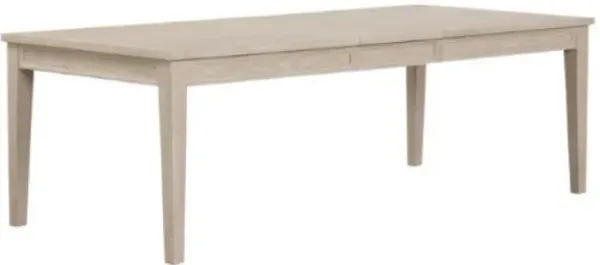 Rozie 72-90 Inch Extendable Dining Table, Farmhouse Light Oak Brown - Benzara