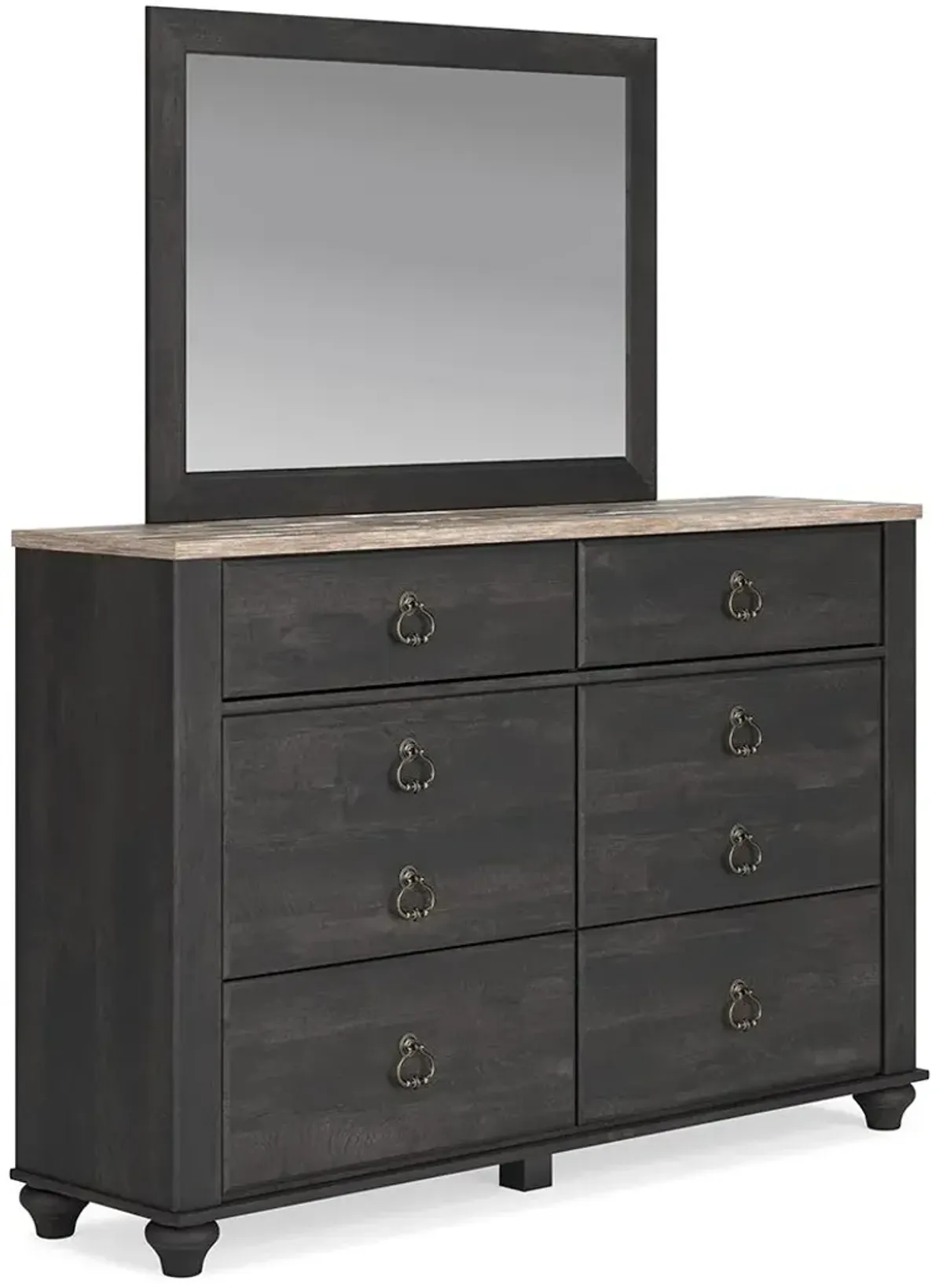 Nanforth Dresser and Mirror