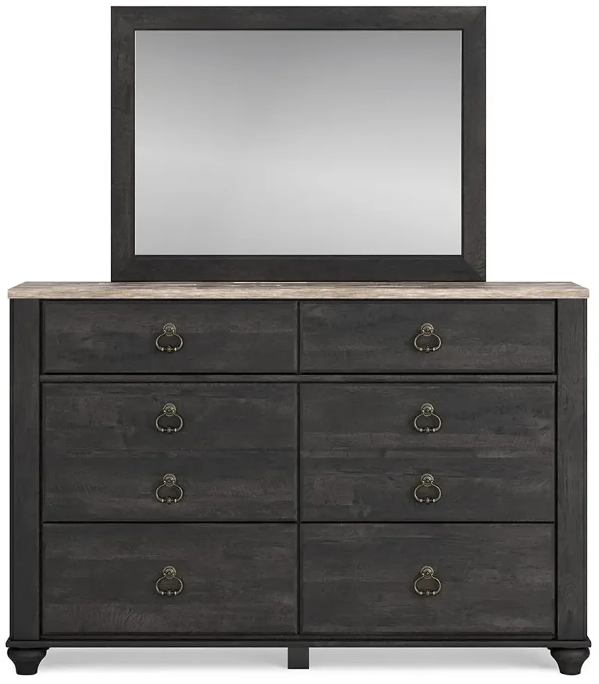 Nanforth Dresser and Mirror