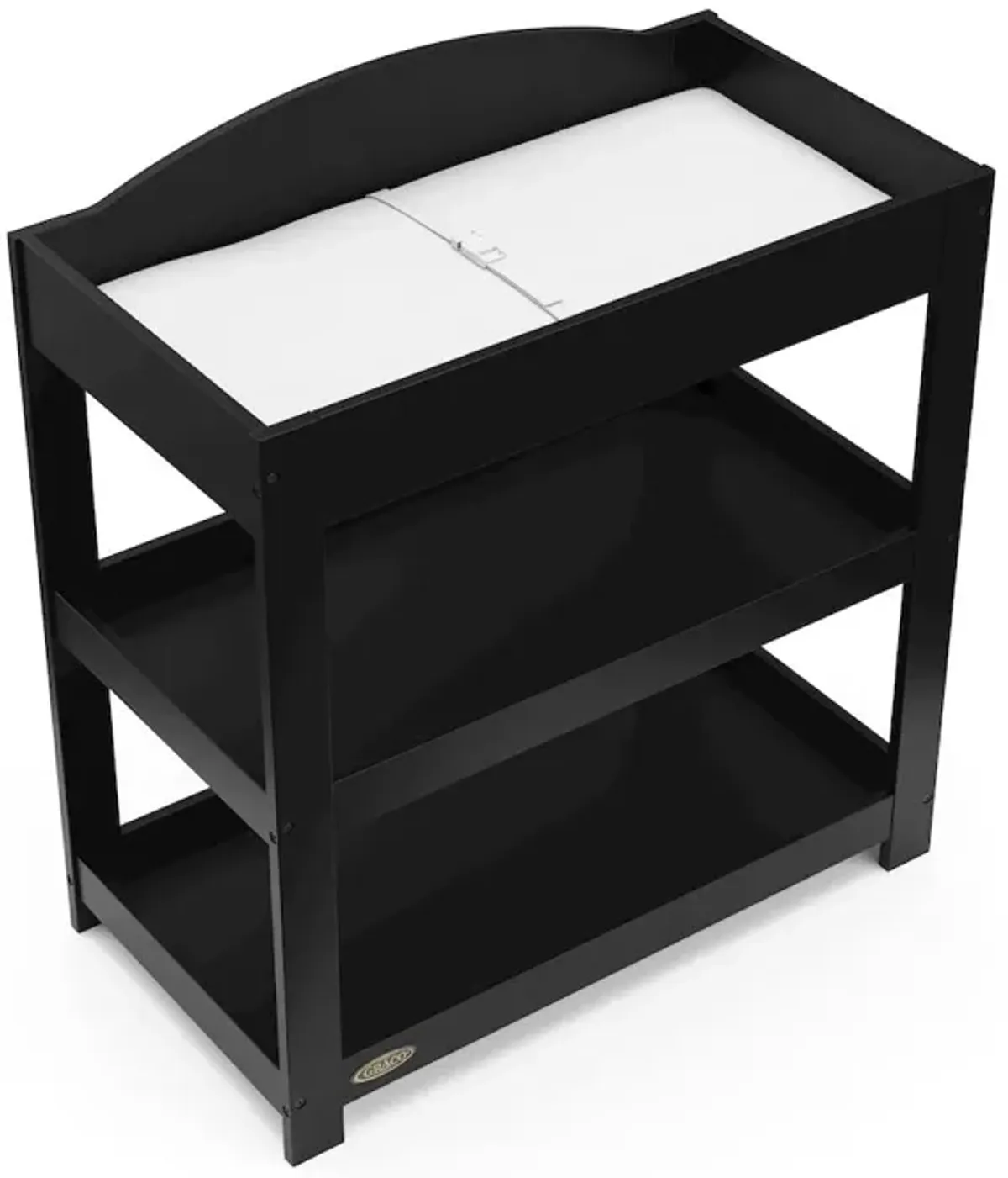 Graco Customizable Changing Table with Water-Resistant Changing Pad - (Black)